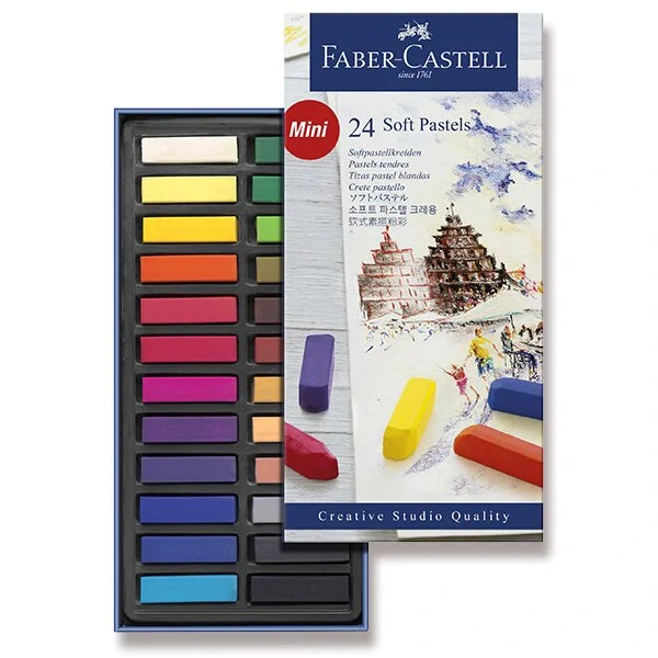 Pastelové křídy Faber-Castell Mini - 24 barev