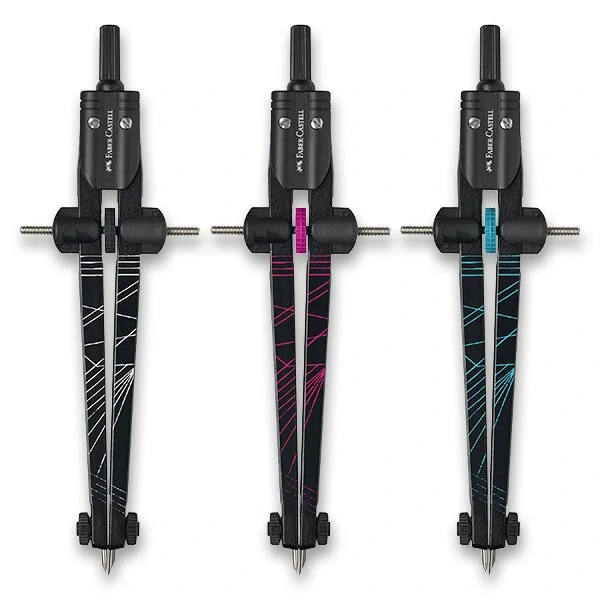 Kružítko Faber-Castell Quick Set Twister 2022 - mix barev