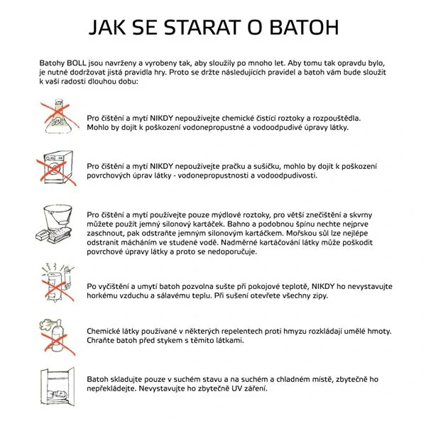 Batoh Boll Roo 12 ants - truered
