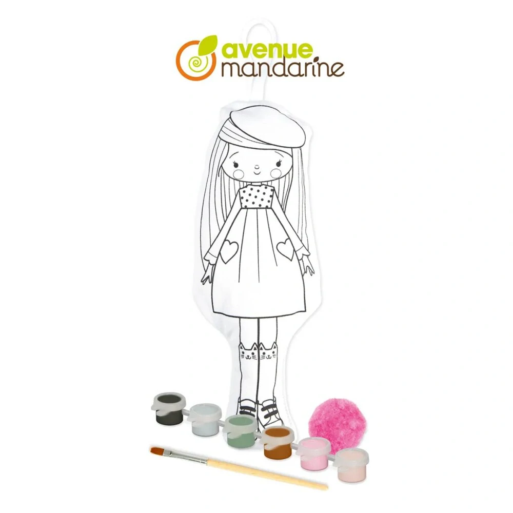 Kreativní sada Avenue Mandarine Doll to Paint - Lisa