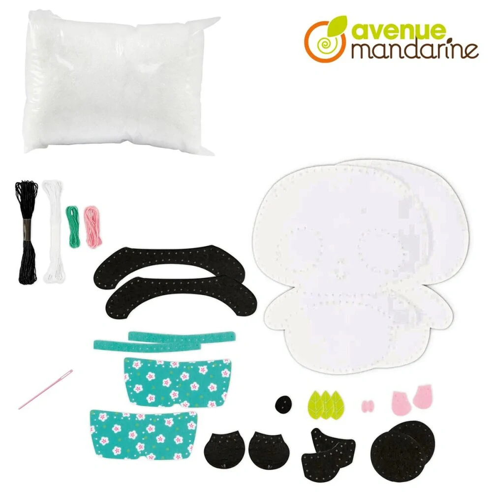 Kreativní sada Avenue Mandarine Dětské šití - panda Gustave
