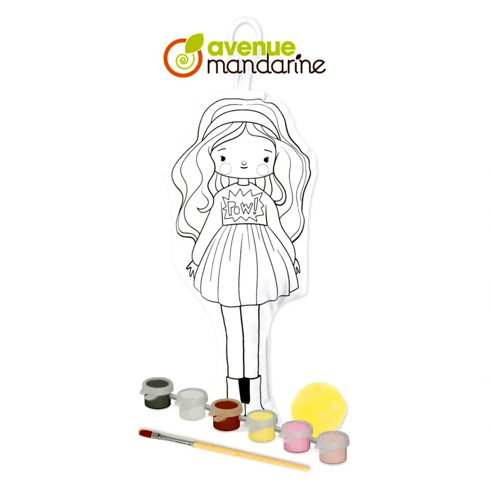 Kreativní sada Avenue Mandarine Doll to Paint - Clara