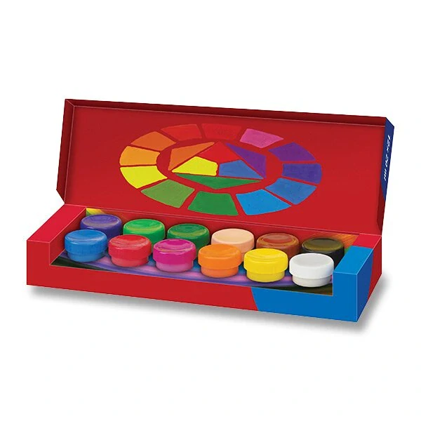 Temperové barvy Faber-Castell Tempera - 12 barev