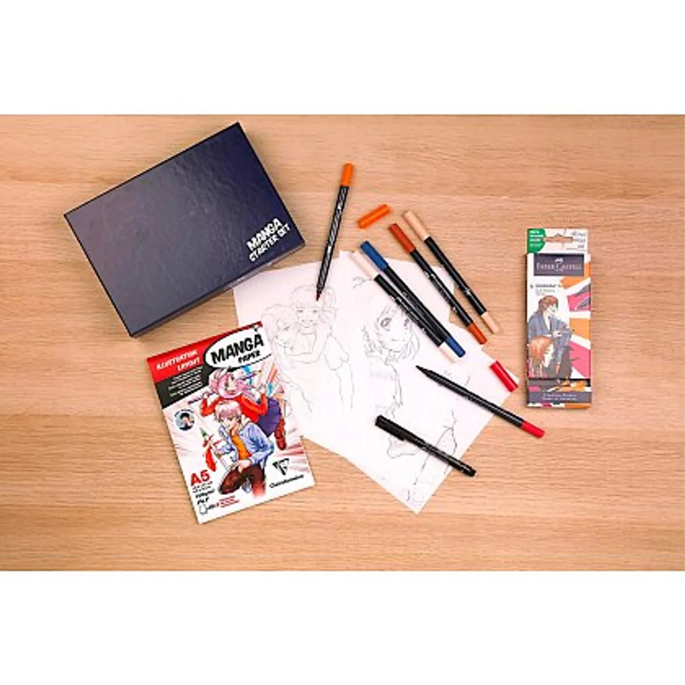 Kreativní sada Clairefontaine Manga Starter Set