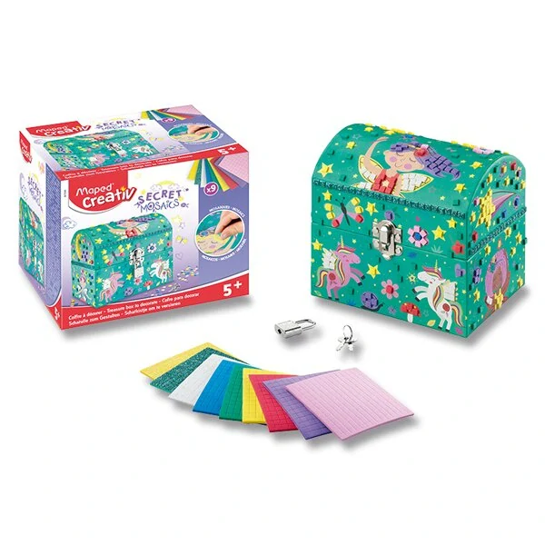 Sada Maped Creativ Secret Mosaics Jewellery box - pokladnička