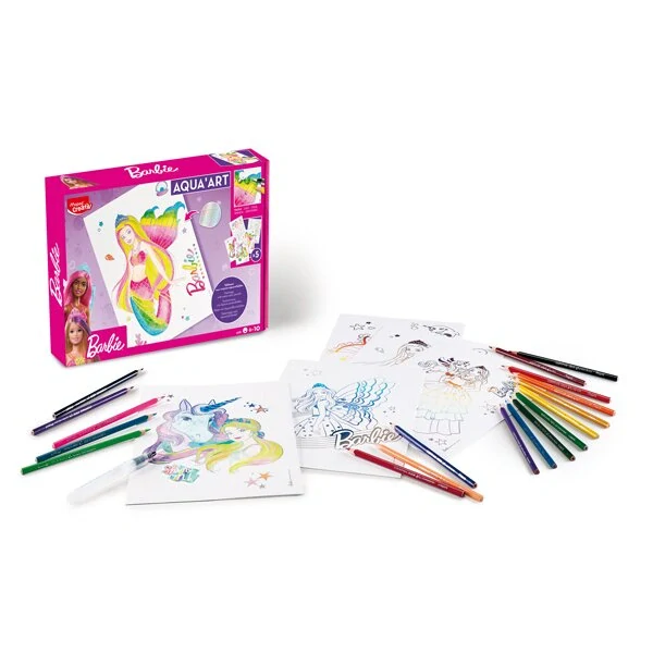 Sada Maped Creativ Barbie Aqua´Art - Maxi set