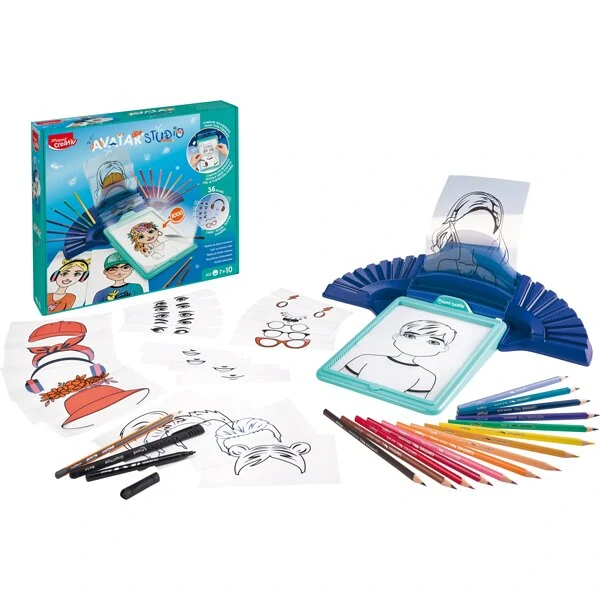 Sada Maped Creativ Avatar Studio - tabulka s podsvícením