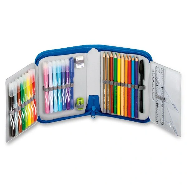 Penál Maped Tatoo - 1patrový, vybavený, motiv Jungle