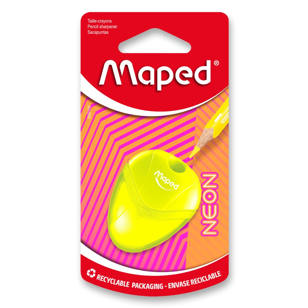 Ořezávátko Maped I-gloo Neon - 1 otvor, blistr