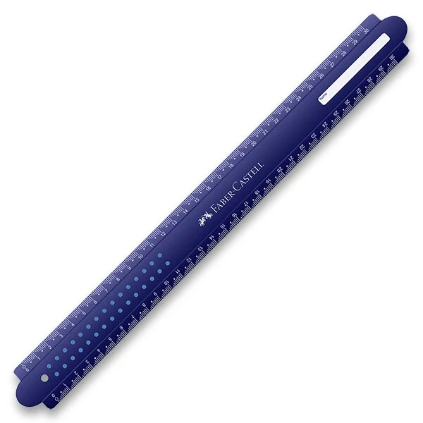 Pravítko Faber-Castell Dots - 30 cm, mix barev, extra odolné