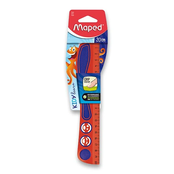 Pravítko Maped Kidy Learn - 20 cm, mix barev