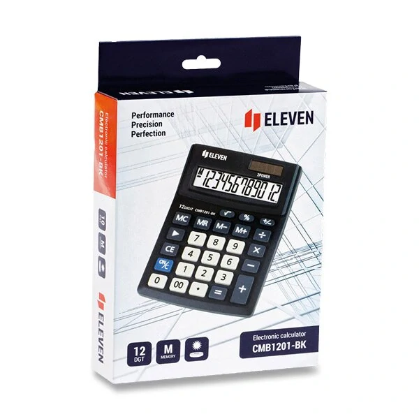 Stolní kalkulátor Eleven CMB 1201-BK
