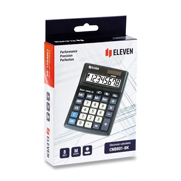 Stolní kalkulátor Eleven CMB 801-BK