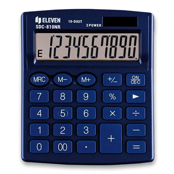 Stolní kalkulátor Eleven 810NR - modrá