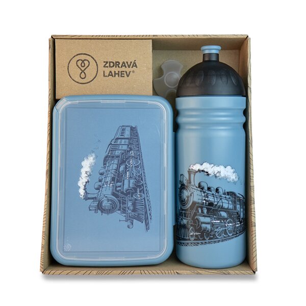 Set Zdravá lahev 0,7 l a Zdravá sváča - Parní expres