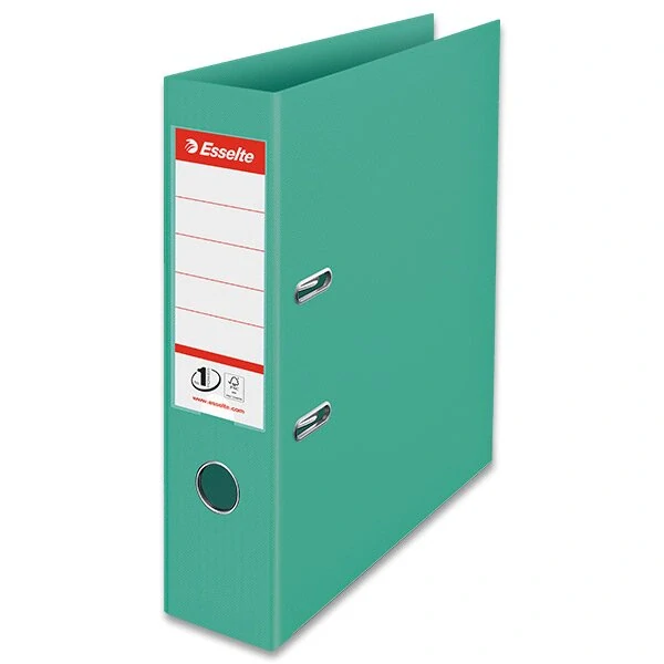 Pákový pořadač Esselte Colour´Breeze, A4, 75 mm - ledově zelený