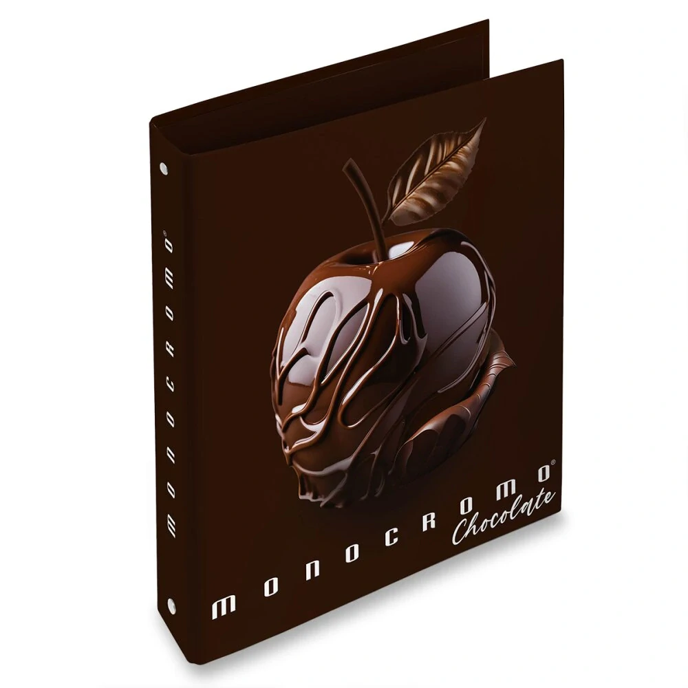 4kroužkový pořadač Pigna Monocromo Chocolate - A4, 30 mm, mix motivů