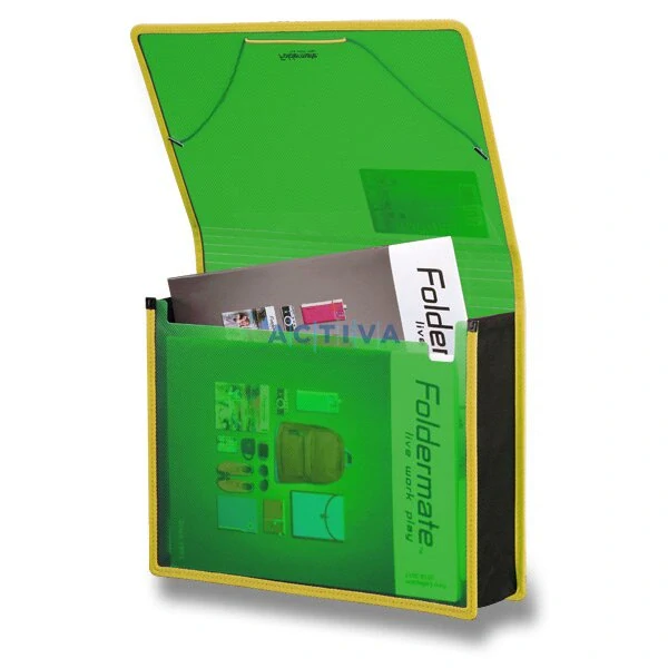 Desky na dokumenty FolderMate Pop Gear Plus, A4 - zelená