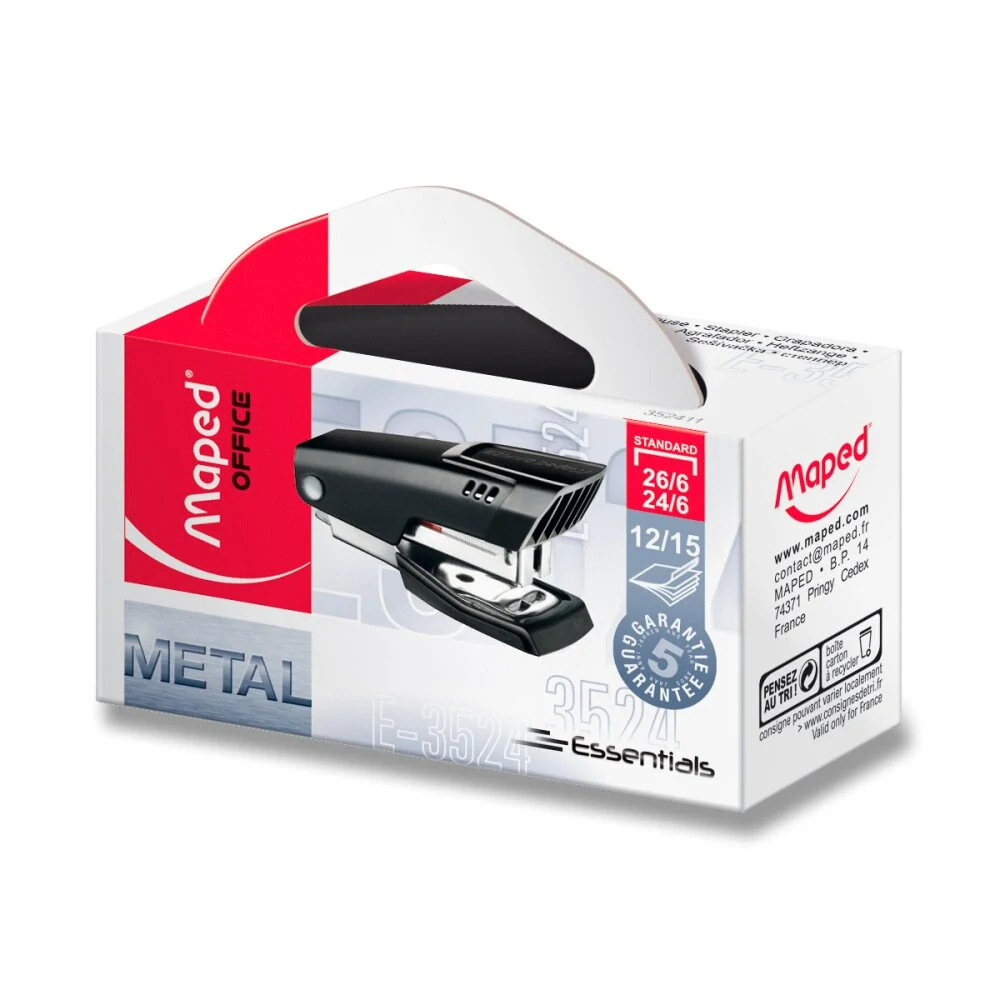 Sešívačka Maped Essentials Metal Mini 24/6 - na 12 nebo 15 listů