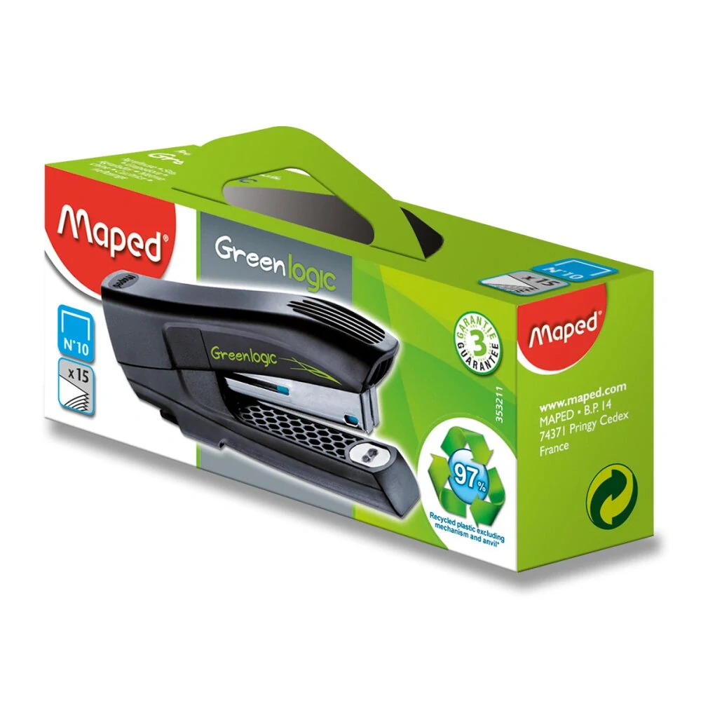 Sešívačka Maped Greenlogic Pocket No.10 - na 15 listů