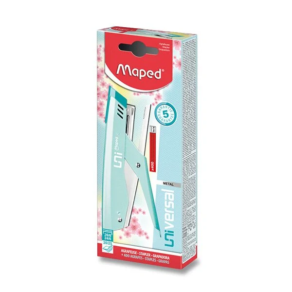 Sešívačka Maped Universal Plier Pastel 26/6 - na 20/25 listů