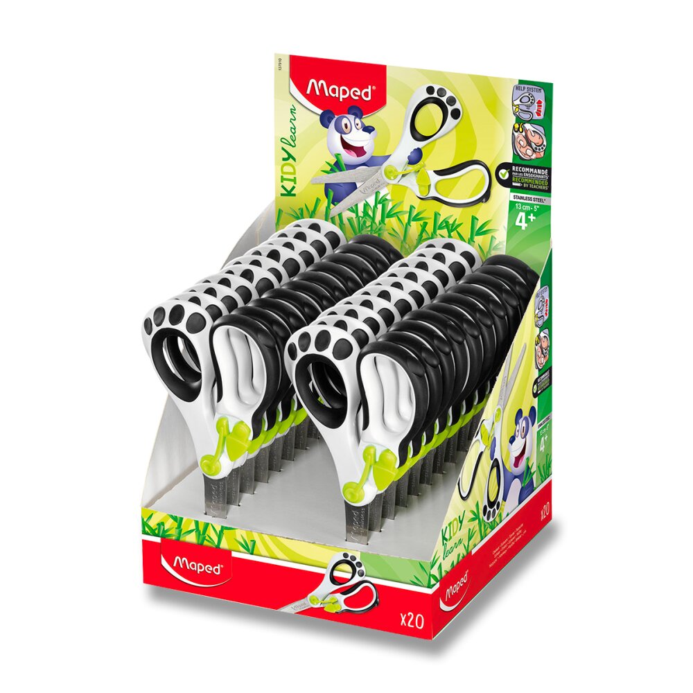 Nůžky Maped Koopy Kidy Learn pro začátečníky - 13 cm, motiv panda