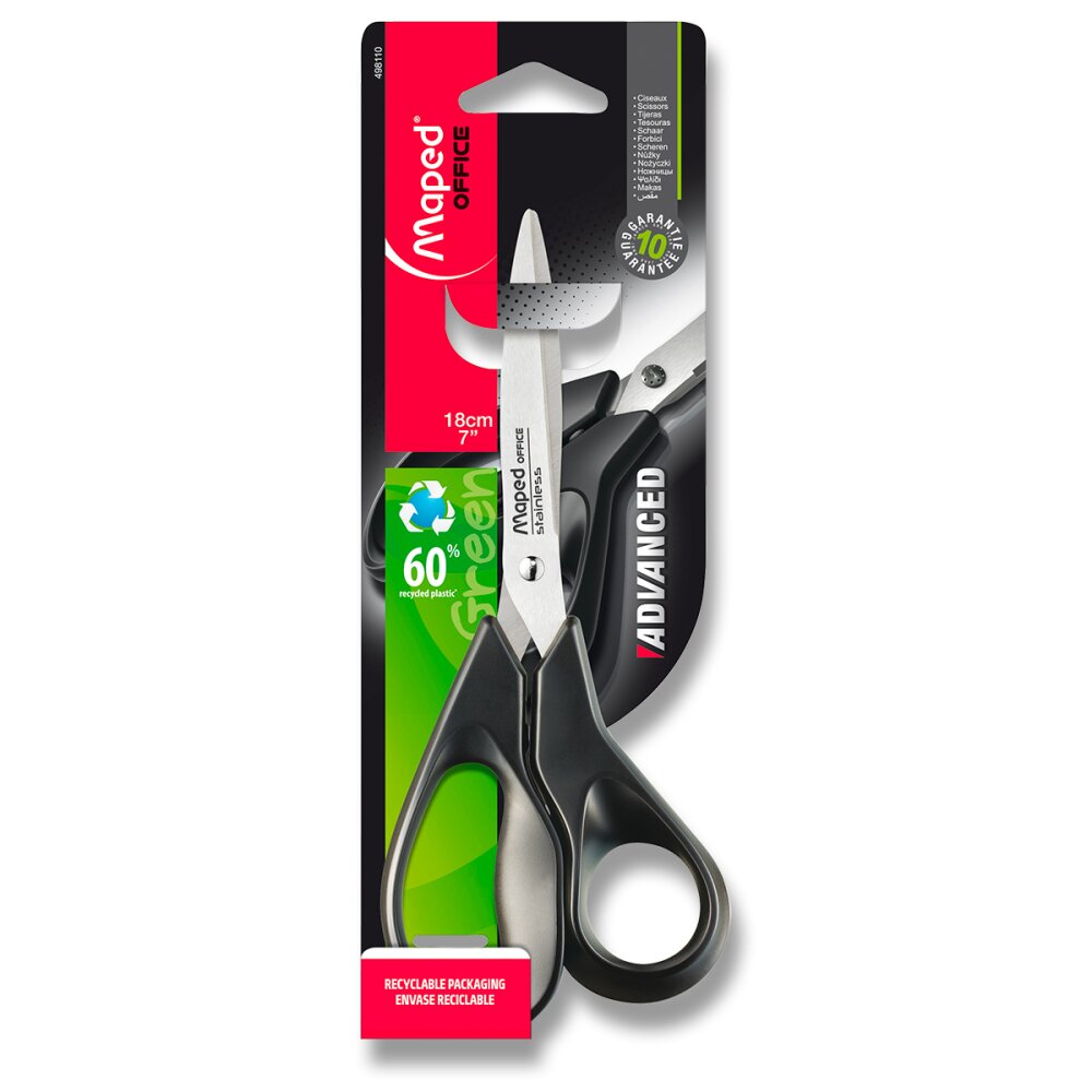 Nůžky Maped Advanced Green - 18 cm