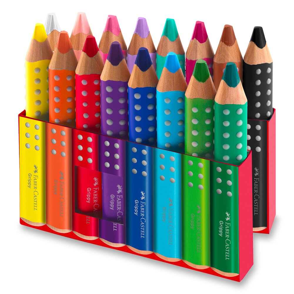 Pastelka Faber-Castell Grippy - 16 barev