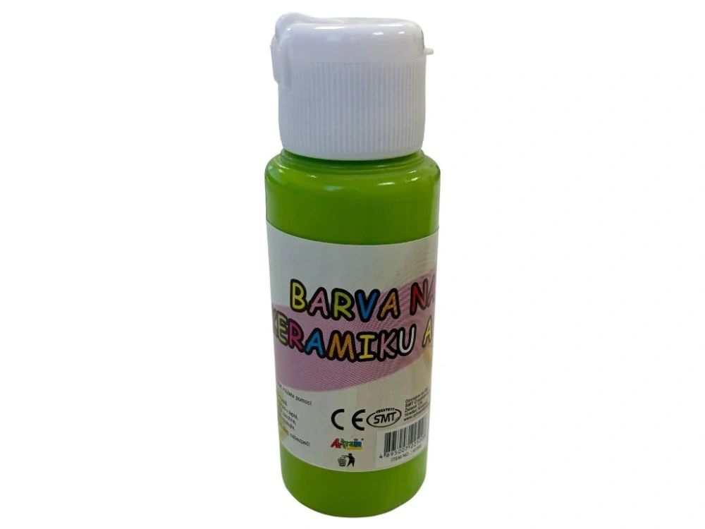 Akrylová barva na sklo a keramiku 60ml- Tyrkysově zelená