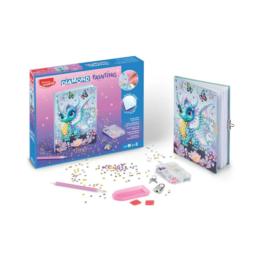 Sada Maped Creativ Diamond Painting - Tajný deníček
