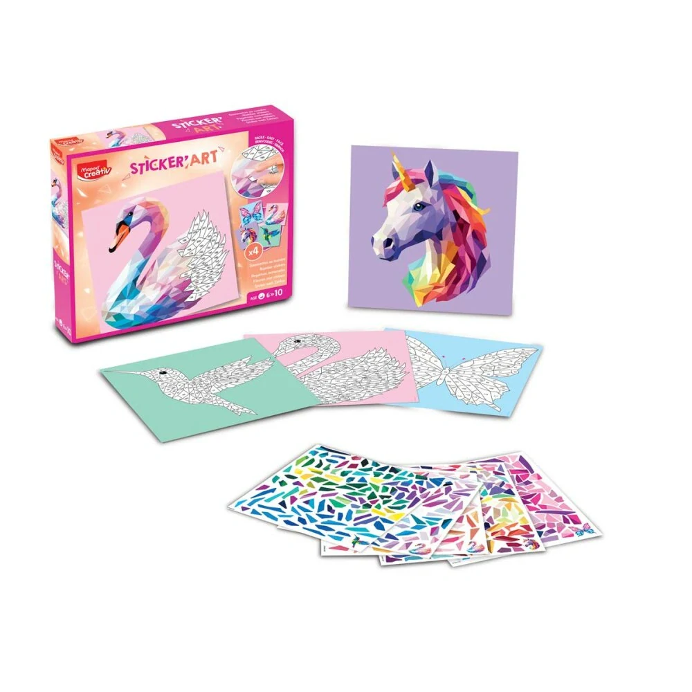 Sada Maped Creativ Sticker´Art samolepky - Elegantní tvorové