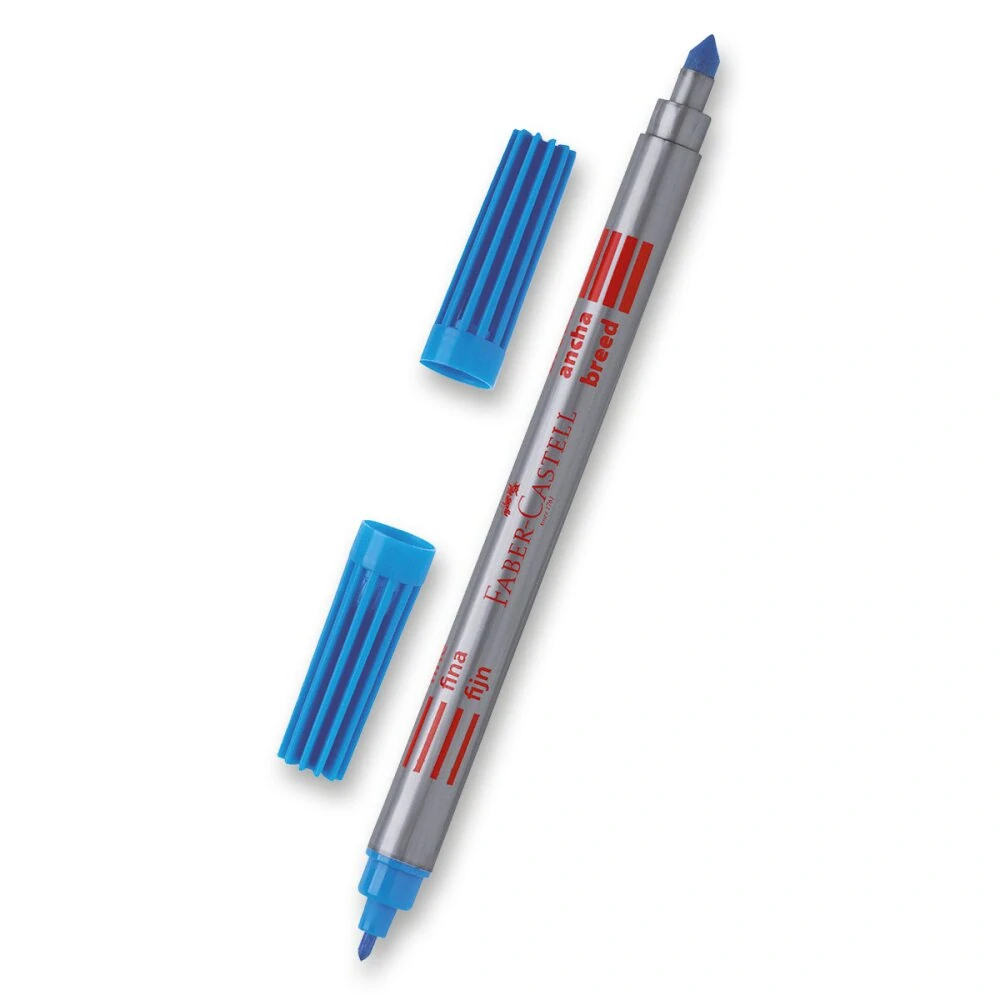 Oboustranné dětské fixy Faber-Castell Glitter - 20 ks