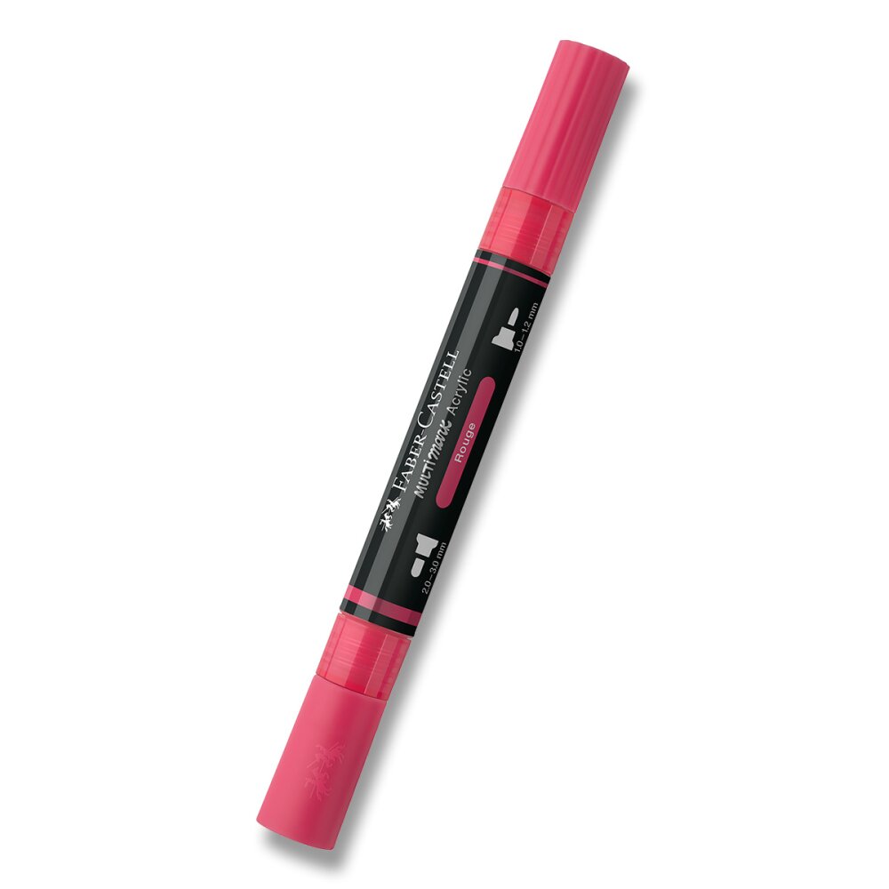 Akrylový popisovač Faber-Castell Multimark - 124, rouge