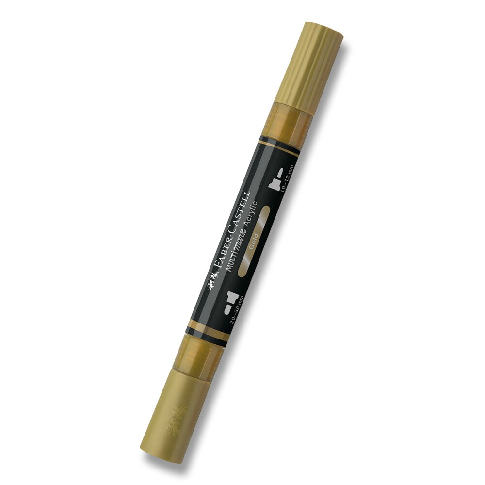 Akrylový popisovač Faber-Castell Multimark Metallic - 250, gold
