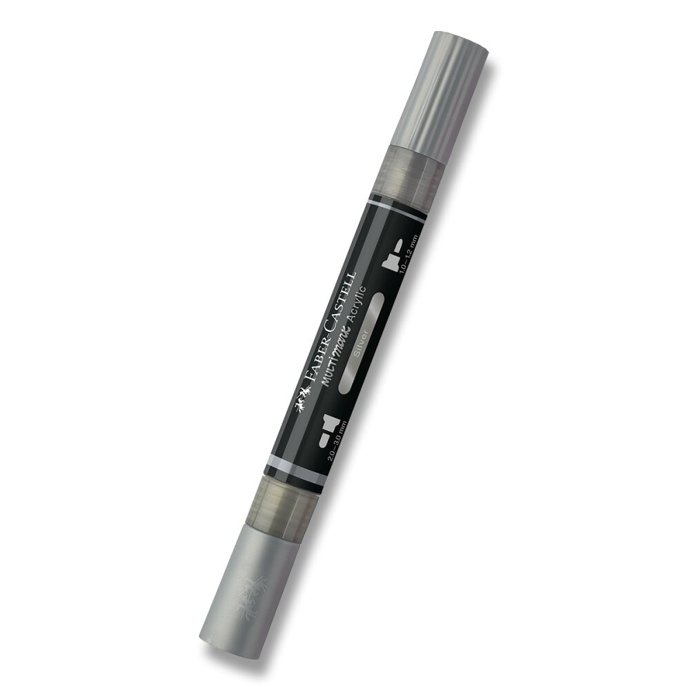 Akrylový popisovač Faber-Castell Multimark Metallic - 251, silver