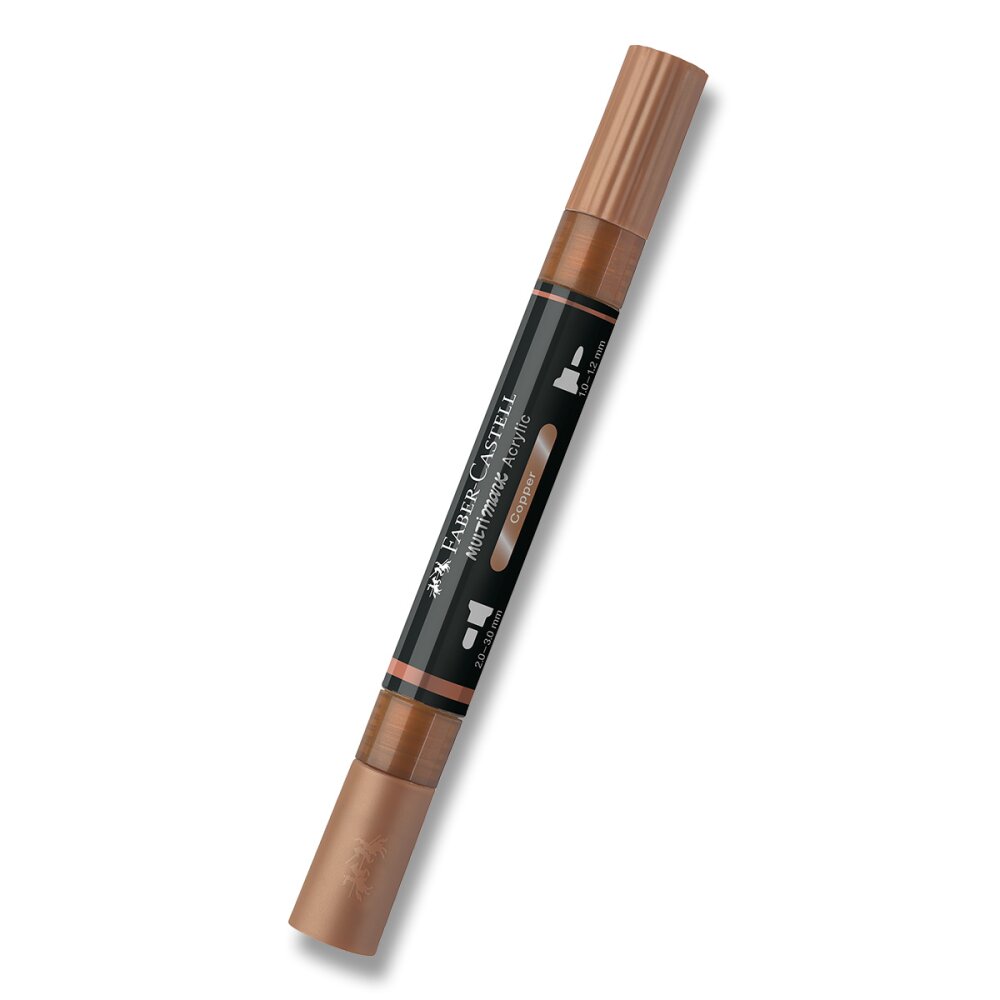 Akrylový popisovač Faber-Castell Multimark Metallic - 252, copper