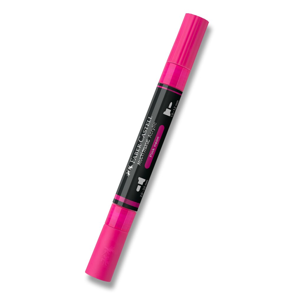 Akrylový popisovač Faber-Castell Multimark Neon - 253, pink neon