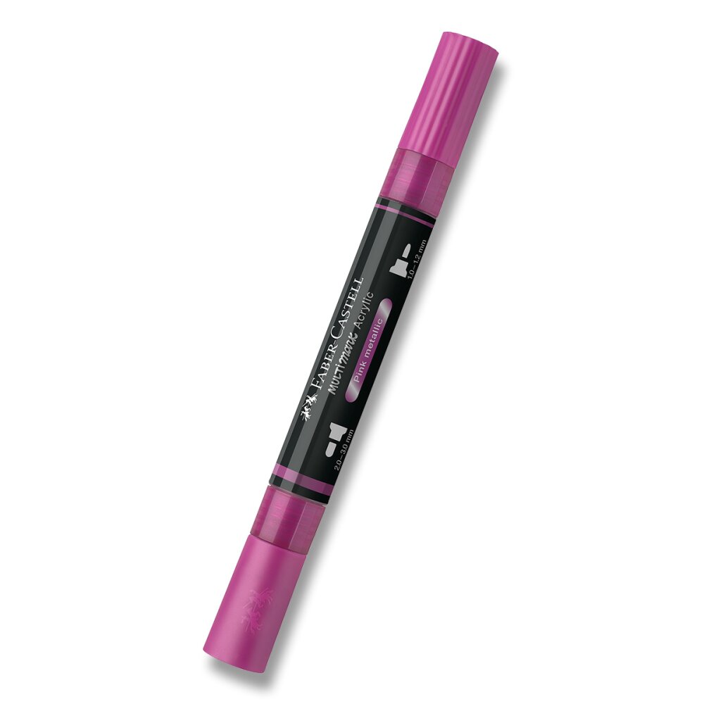 Akrylový popisovač Faber-Castell Multimark Metallic - 290, pink metallic