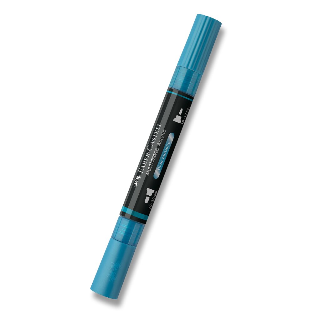 Akrylový popisovač Faber-Castell Multimark Metallic - 292, blue metallic