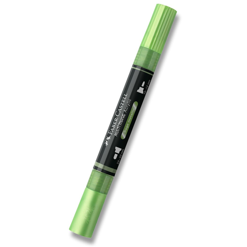 Akrylový popisovač Faber-Castell Multimark Metallic - 298, sage metallic