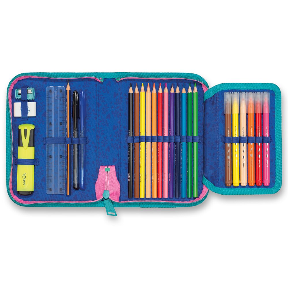 Penál Maped Tropical - jednopatrový, plný