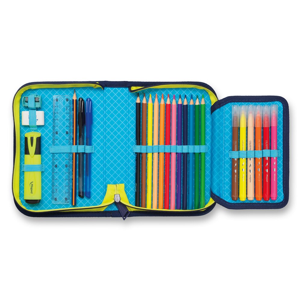 Penál Maped Football - jednopatrový, plný