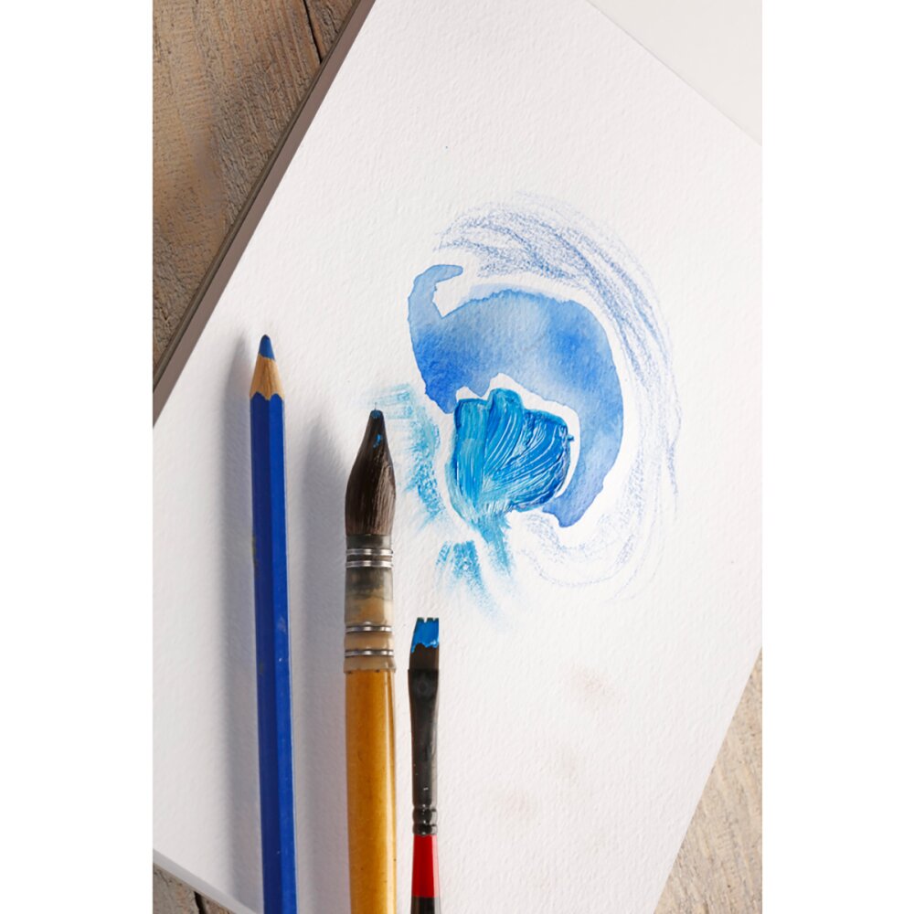 Blok Clairefontaine Paint'ON Grain - A5+, 12 listů, 250 g