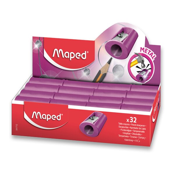 Ořezávátko Maped Metal Satellite Pink - 1 otvor