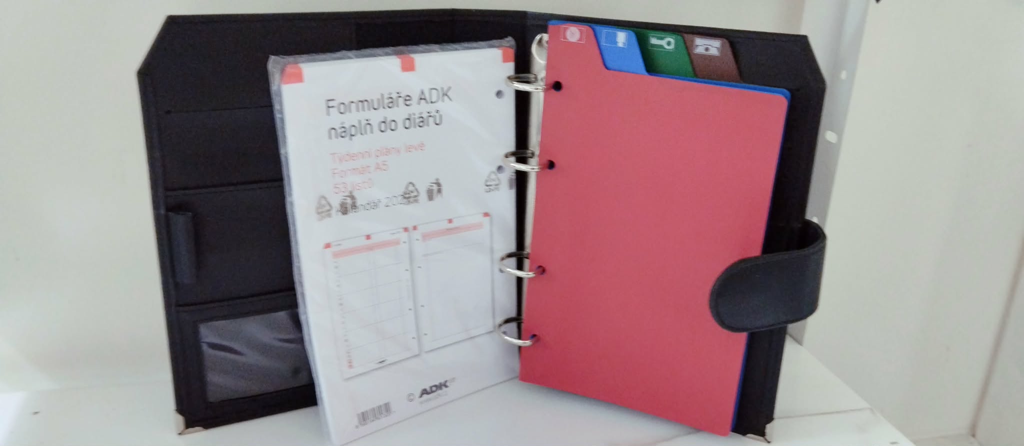ADK Formulář Týdenní plán A5 levý 2027 (53 listů) + diář zdarma