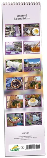 Kalendář nástěnný úzký Provence 2027