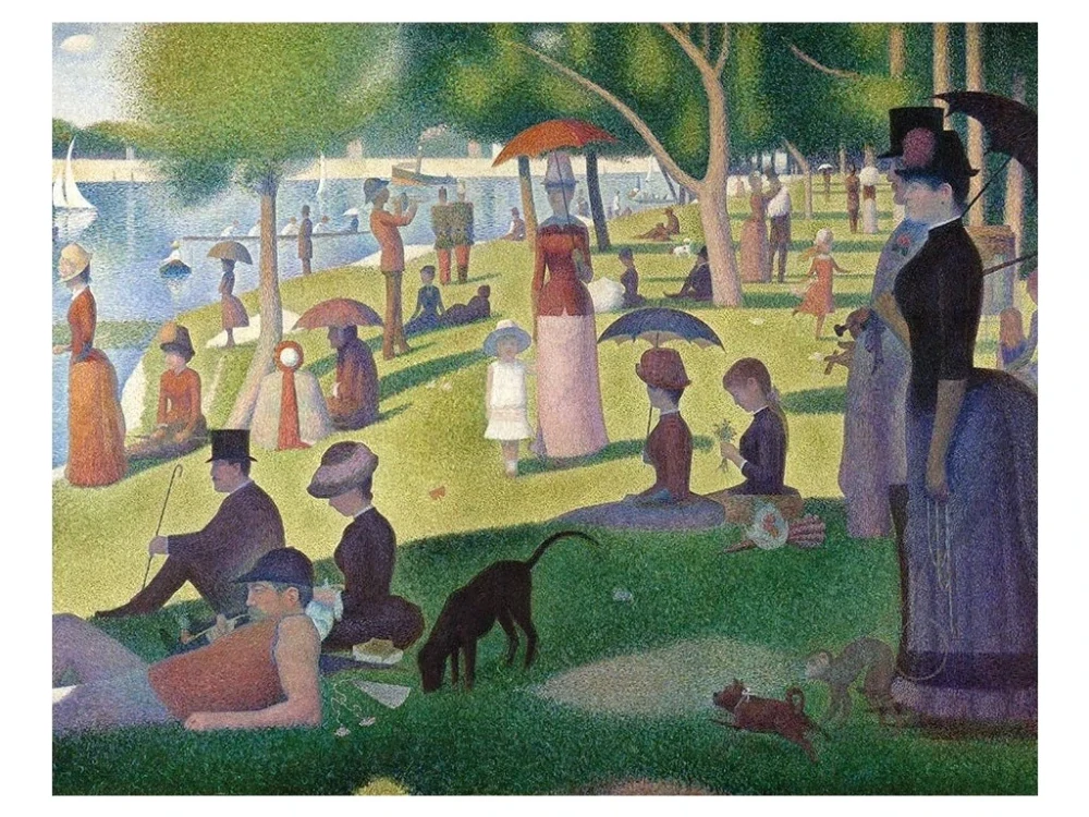 Malířské plátno Royal Langnickel - Nedělní odpoledne na ostrově Grande Jatte, Georges Seurat