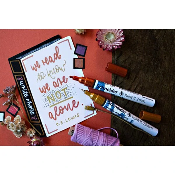 Metalický popisovač Schneider Paint-It 010 - žlutý