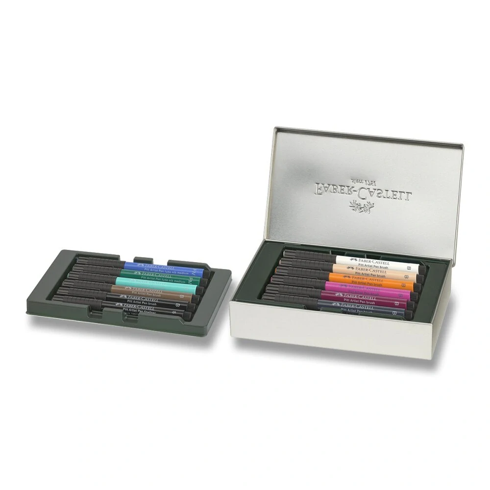 Popisovače Faber-Castell Pitt Artist Pen Sydney - 12 ks