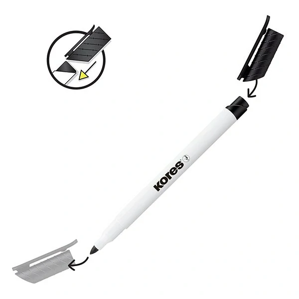 Sada popisovačů Kores K-Marker W1 - sada 6 barev